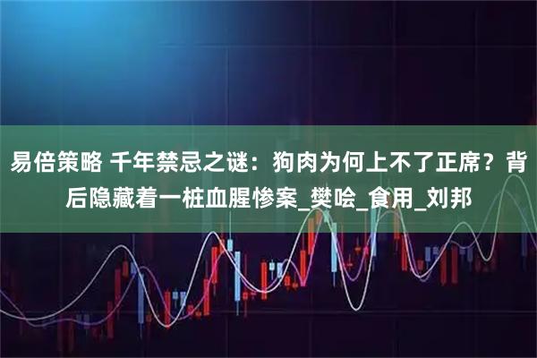 易倍策略 千年禁忌之谜：狗肉为何上不了正席？背后隐藏着一桩血腥惨案_樊哙_食用_刘邦